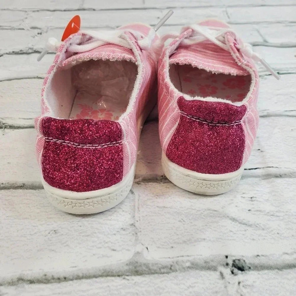 Girl pink stripe with sparkle shoes - Picture 6 of 8